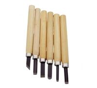 6pcs Professional Manganese Steel Wood Carving Chisel Woodworking Hand Tools Set for Basic Detailed Carving Woodworkers,Wood Working DIY Tools