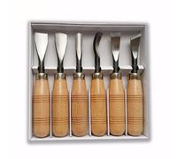 6pcs Professional Wood Carving Tools Kit Woodworking Craft Chisel Hand