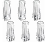 6pcs Pull Cord Tassel Clear Plastic Drawstring Tassels for Blinds Pull Cords,Roman Shades Curtain Crafts