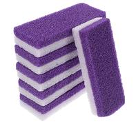 6pcs Pumice Stone Pedicure Tools Double Side Hard Skin Remover for Hands Foot File Exfoliation (Purple)