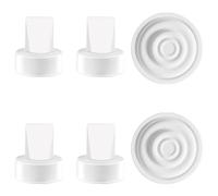 6pcs Pump Parts Set,4pcs Duckbill Valves and 2pcs Silicone Membrane Replacement Parts Compatible with Spectra S1 S2 9 Plus Breast Pumps
