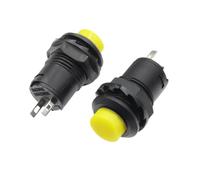 6PCS Pushbutton Switches DS228 DS428 12mm OFF- ON Push Button Switch 3A /125VAC 1.5A/250VAC DS-228 DS-428(1,Self locking)