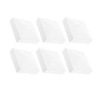 6pcs Pyramid Fence Post Cap White 4 Inch ABS for PVC Fence Systems