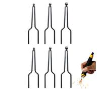 6Pcs Pyrography Wire Tips Wood Burning Ball Tips Wood Burning Pyrographic Tip Kit for Pyrography Machine,1.5mm/2mm/2.5mm