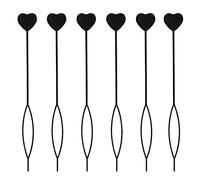 6PCS Quick Beader for Loading Beads Automatic Hair Beader Hair Styling Accessories Plastic Magic Topsy Tail Hair Braid Ponytail Styling Maker (Black)