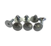 6PCS Radiator Engine Access Cover Pin Clip Screw 90674-TY2-A01 and 2PCS Lower Engine Cover Bolt 90105-TBA-A00 Compatible with Honda Accord CRV Civic