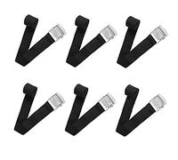 6Pcs Ratchet Straps with Quick Release Cam Bukle Heavy Duty Tie Down Straps Tensioning Belts Fastening Lashing Straps Bike Rack Straps for Car Bicycle Cargo Trailer Luggage Carrier