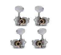 6Pcs Ratio Vintage Open 18:1 Gear String Tuners Tuning Pegs Key Machine Head for Ukulele Acoustic Classical Guitar(2R2L)