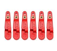6Pcs Red Heavy Tension Snap Release Clips, Fishing Downrigger Clips Outrigger Line Clips for Board Offshore Trolling Fishing
