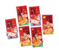 6Pcs Red Paper Envelopes 2026 Horse Year Money for Spring Festival Use Lucky Money Envelopes