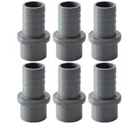 6Pcs Reducer Pipe Fitting 25mm OD 20mm PVC Pipe Connectors, Practical Straight Coupling Adapter Connector, Grey PVC Connectors Fittings Fittings