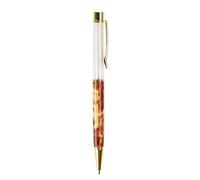 6Pcs Refillable Ballpoint Pen Twist to Open and Close Empty Pen Rod Ballpoint Metal Clip for Women Student Drawing
