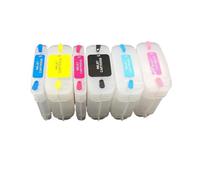 6PCS Refillable Ink Cartridge With Permanent Chip Compatible With DesignJet 130 30 90 Printer For 84 85 Series