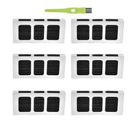 6pcs Refrigerator Air Filter With Brush,Compatible For Paultra2 ，For 242047805 For 4582822 Refrigerator Home Appliance Accessories