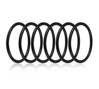 6pcs Replacement 3043B O-Ring, Gasoline Tank Nozzle Replacement O-ring Gas Can Spout Replacement for 3042 Gas Can Oil Drain Plug O Ring (Black)