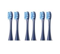 6Pcs Replacement Brush Heads，Compatible for Oclean Flow/X PRO Elite/X /F1/Z1/One/ Air2 Sonic Electric Toothbrush Nozzles(6 pcs Blue)
