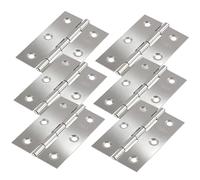 6PCS Replacement Door Hinges 3 Inch, Heavy-Duty Flush Hinges for Wooden Doors, Cupboards, Cabinets, Windows and Furniture, Durable Replacement Butt Hinges with Screws for Smooth