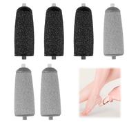 6PCS Replacement Foot Grinder Roller Heads for Flawless Pedi Compatible with JML NuYou Pedi Feet File Rollers Callus Remover Rollers Coarse and Fine Heads Refill for Dead Skin Removal Pedicure Tools