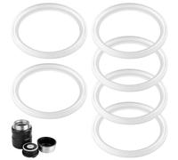 6pcs Replacement Gaskets Compatible for Thermos Stainless King 16 & 24 Ounce Food Jar, Silicone Flask Seal Ring Seal Parts O-Ring Replacement Compatible for Thermos Stainless King Food Jar BPA Free