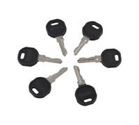 6pcs Replacement Lock Cylinder Key for EMK Systems | for heavy-duty metal build, resistant finish, suits for apc Hoffman racks, long-lasting durability