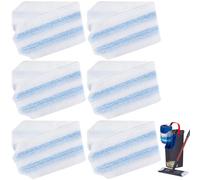 6pcs Replacement Mop Pads for Vileda H2PrO Spin Mop System,Microfibre Washable Reusable Flat Mop, Stubborn Dirt Removal,Suitable for All Hard Floors and easy to Replace