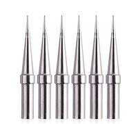 6pcs Replacement Tips Weller ET Soldering Iron Tips for WES51/50,WESD51,WE1010NA,PES51 / 50,LR21 ET Tip Series (6PCS-02)