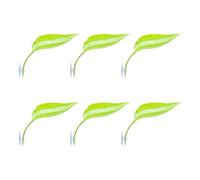 6PCS Reptiles Basking Platform Leaf Shape Terrariums Landscape Accessories Suction Cup Hammock Leaf For Habitats Use Tree Frogs Tanks Accessories
