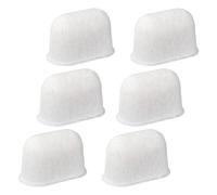 6pcs Resin Coffee Filter Replacement for Keurig, White Espresso Machine Filter Cartridges Hard Water Softener & Chlorine Remover Accessories Part for Coffee Makers