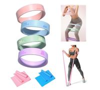 6pcs Resistance Bands for Women Men, Exercise Band Set for Workout Hip Glute Stretch, Different Strength Levels for Home Gym Yoga Training