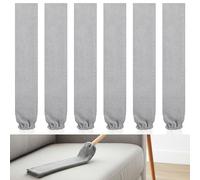 6Pcs Retractable Gap Dust Cleaner Cloth, Reusable Dusters Replacement Cloth, Washable Gap Dust Under Furniture Duster Refill for Bed High Ceilings Furniture Bottom Home Kitchen Household