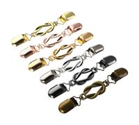 6pcs Retro Cardigan Sweater Clasp Alloy Decorative Closure for Women | Vintage Alloy Craftsmanship, Clothing Cinch and Protective Finish, Suitable for Casual Settings and Weddings