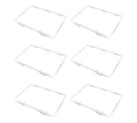 6Pcs Reusable Breast Milk Freezer Trays Practical PP Flat Design Efficient Freeze Milk Storage Organizers Easy View Breast Freezer Organizer