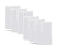 6pcs Reusable Micron Fine Mesh Filter Bags,Cheese Cloths for Straining Drawstring Cold Brew Coffee Cheese Cloths Strainer Bags,Juice Strainer Fine Mesh Nylon Straining Bag