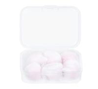 6Pcs Reusable Noise Reduction Ear Plugs Soft Wax Cotton Swimming Sleeping Earplugs for Swimmers Bathers