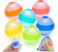 6PCS Reusable Water Balloons Self Sealing Refillable Water Bombs