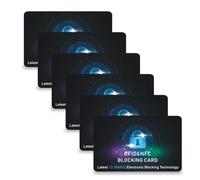 6PCS RFID Blocking Card, Credit Card Protector for Wallet, Card Blocker for Contactless Cards, Bank Card Protector with Active RFID Blocker Technology, Anti-Theft Data Protection for Men (B-6pcs)