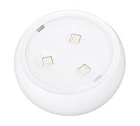 6Pcs Rgb Puck Lights Cabinet Sticky Tap Lights Wireless Multifunction Dimmable Compact for Shelves and Closets