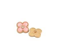 6PCS Rhinestone Gold Metal Buttons for Clothes Coat Cardigan Sweater Sew Needlework Sewing Accessories(Copper)