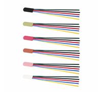 6Pcs Ribbon Bookmarks, Ribbon Markers Reading Leather Tags for Books Novel Bible Reading Office Accessories