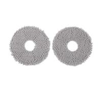 6Pcs Robot Vacuum Cleaner Mop Pads Replacement - Washable Mop Cloths for Midea V10 V12 W11, Durable Fiber Material, Perfect Fit