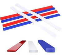 6pcs Rolling Pin Guides, Rolling Pin Spacers Sticks Dough Thickness Rails Silicone Measuring Dough Strips for Kitchen Baking Pizza Cookie Noodles