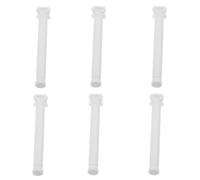 6pcs Roman Column Statues Abs White Decoration Photo Props