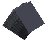 6Pcs Rotating Clamp Document Folders Water-Resistant File Sleeves 11.4x9Inch, Holds 200 Sheets Side Open Rotating Handle Folder