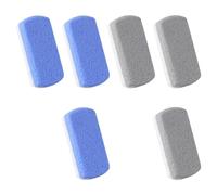 6pcs Round Foot Pumice Stone Callus Remover Foam Glass | Portable Tool for Daily Foot Care, Easy Exfoliating Feel, Compact Pack for Where You Want to Go