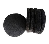 6pcs Round Graphite Felt Sheets - 2mm Thick Graphite Electrode Felt for School Experiments and Industrial Applications(200 * 2mm)