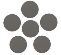 6Pcs Round Silicone Coasters Dark Grey 8CM Waterproof Silicone Coaster, Non-slip Table Cup Pads Mat for Tabletop Protection