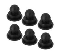 6pcs Rubber Bumper Feet for Rice Cooker Replacement, Black | Adhesive Rubber Feet, Antislip Surface, Heat Insulation and Antivibration for Kitchen Appliances