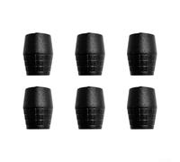 6PCS Rubber Microphone Stand Foot Pads Protector, Anti-Slip End Covers for Stable Support and Scratch Protection, for 19mm/22mm/25mm Tube Diameter