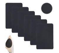 6pcs Rubber Pads, Grip Tape, Anti Slip Tape, Rubber Sheet,Anti-Slip Pads for Drawer Stair Tool Floor, Waterproof Shock Absorption Heat Resistant Sound Dampening, Ultra-Thin,148x98mm x1mm(Black)