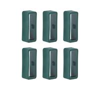 6Pcs Rubber Replacement Watch Band Strap Loops for Huawei Band 3/3 Pro, 16mm Silicone Watch Band Holder Watch Strap Keeper (Green)